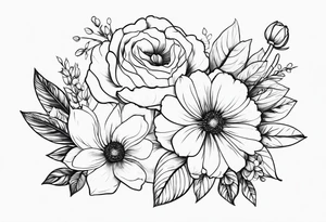 name, Charlotte, flowers tattoo idea