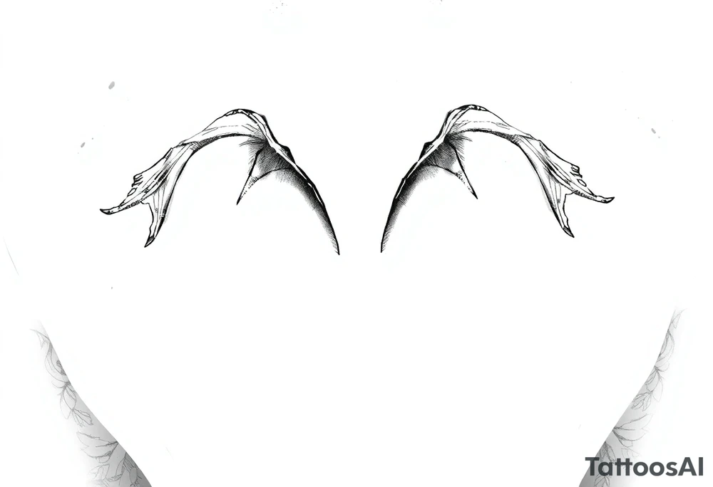 line drawing of women's breasts tattoo idea