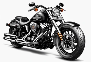 harley davidson tattoo idea