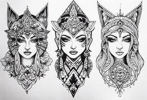matching tattoos with sister tattoo idea