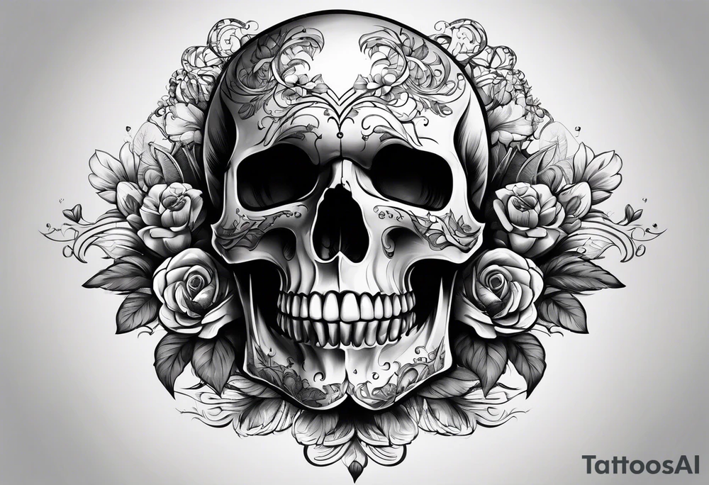 skull tattoo idea