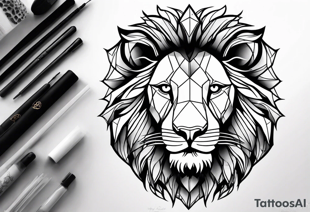 Sleeve tattoo lion tattoo idea