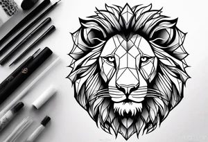 Sleeve tattoo lion tattoo idea