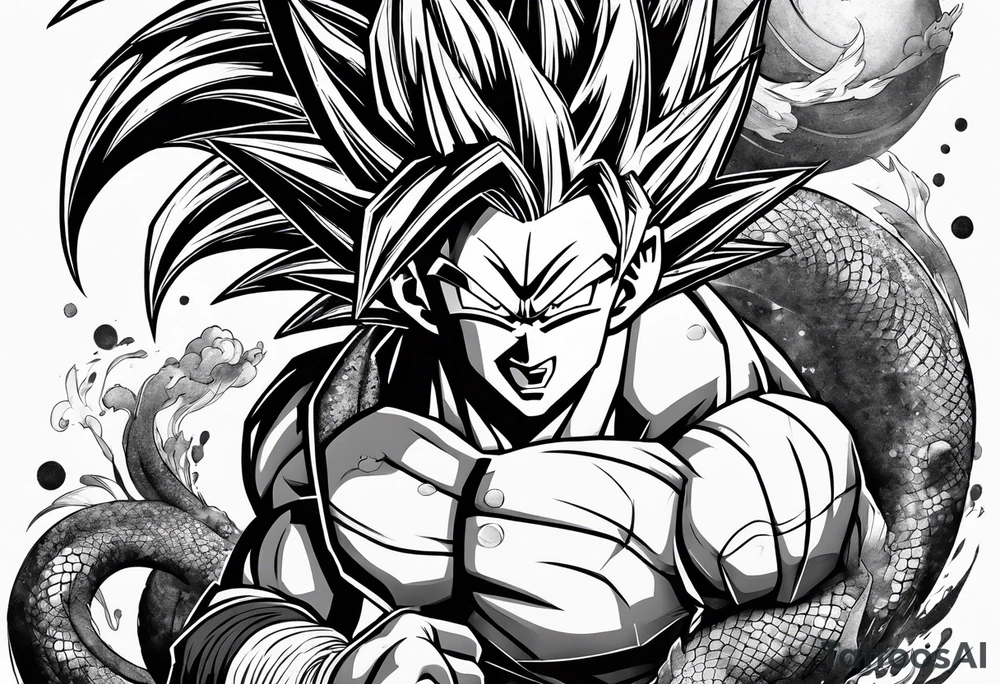 dragonball z tattoo idea