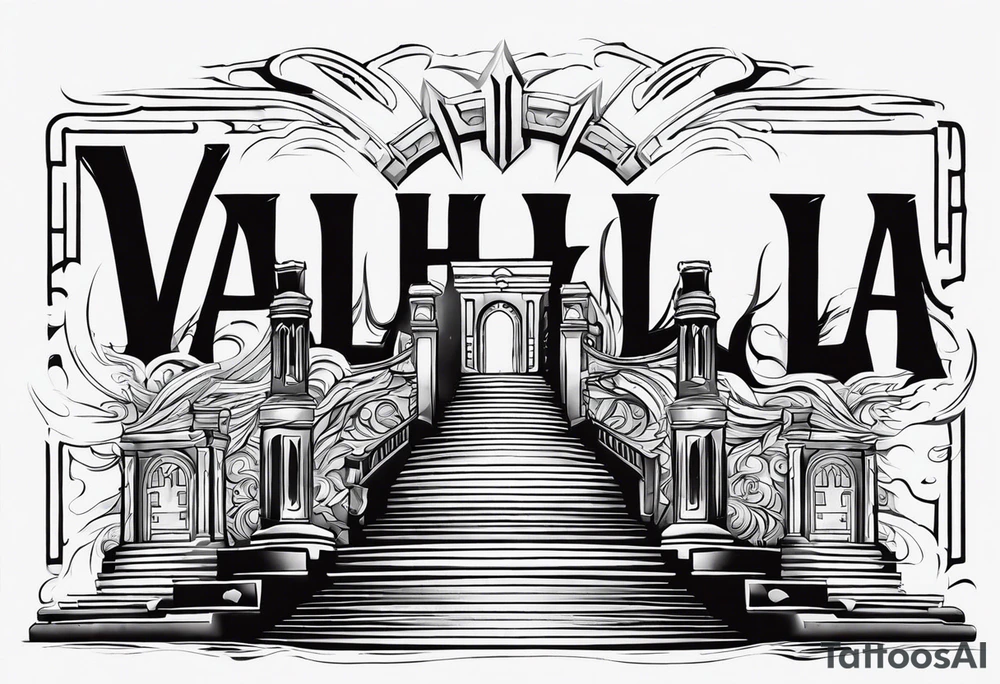 Valhalla steps
 Walls fog tattoo idea