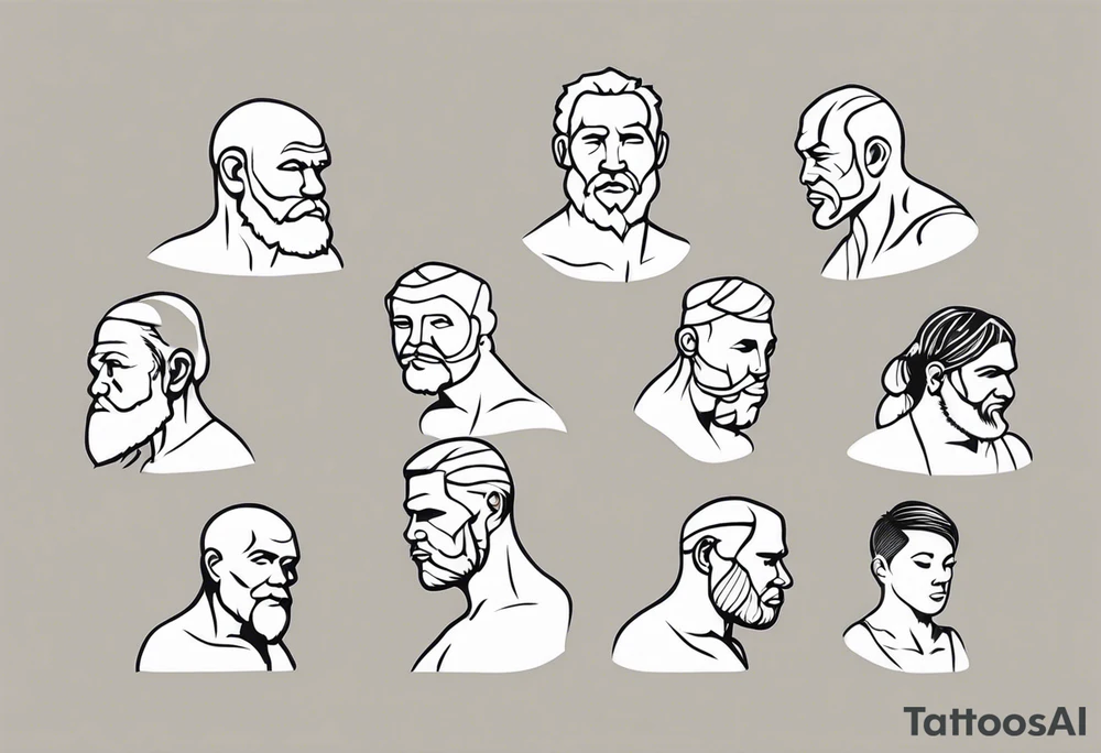 Human evolution tattoo idea