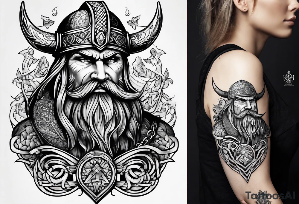 Viking tattoo idea