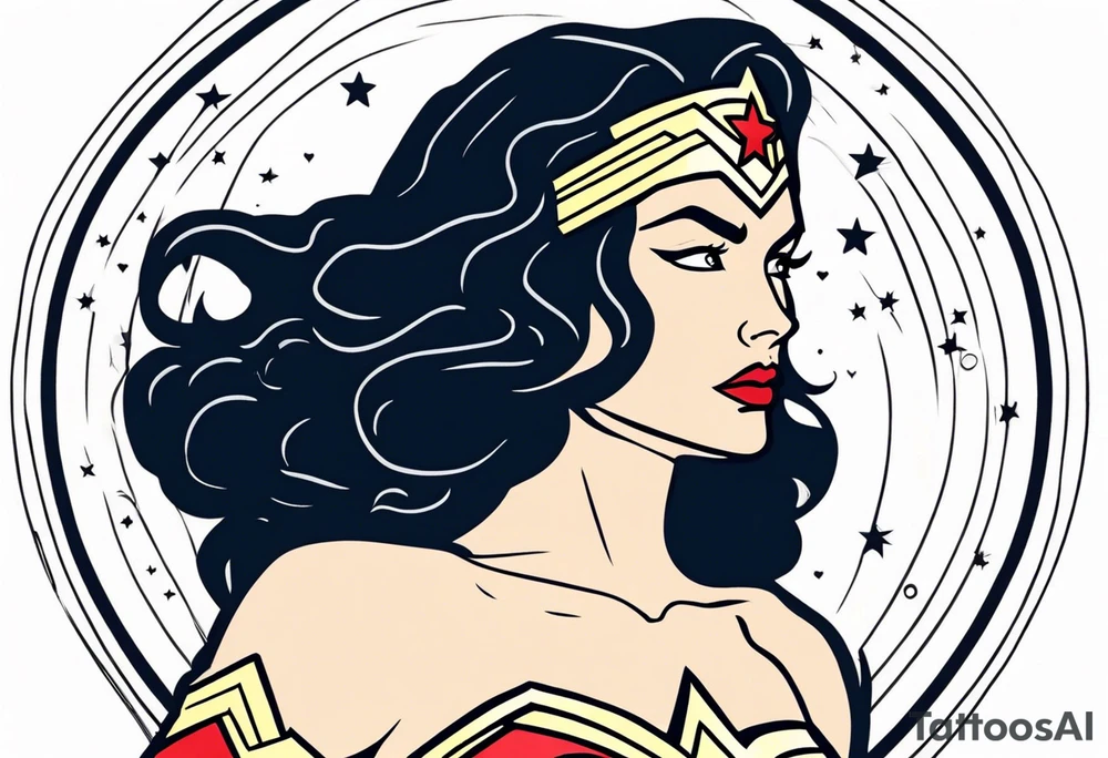 Wonder woman tattoo idea