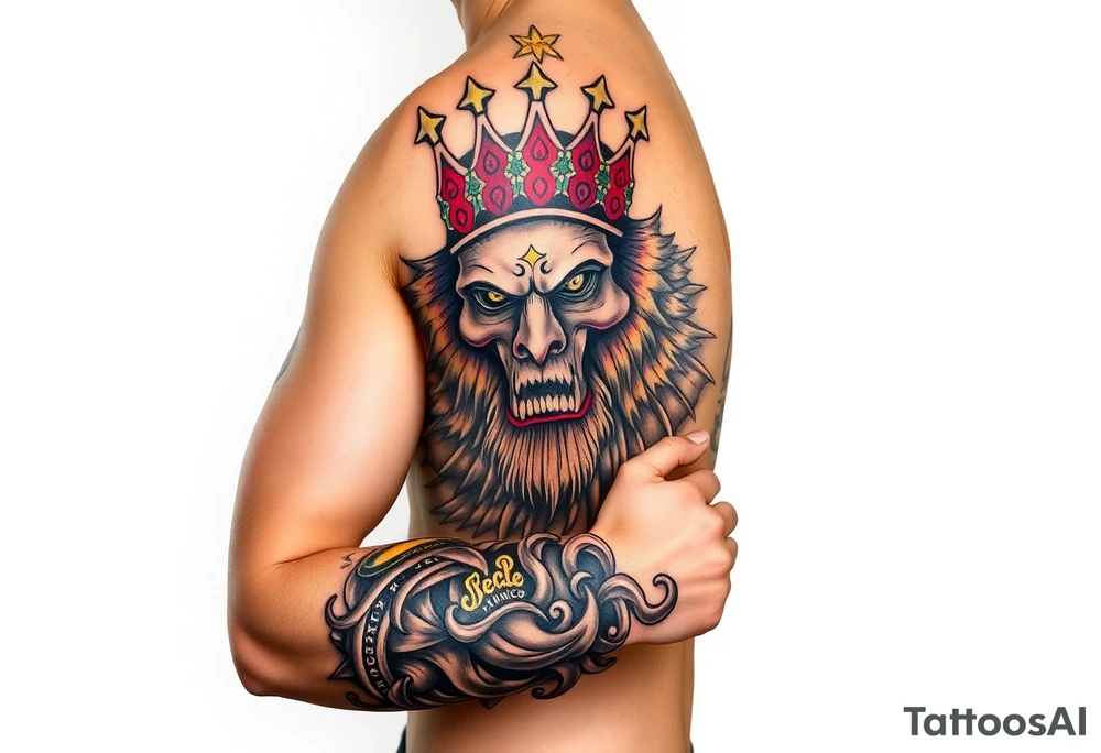 circus king tattoo idea