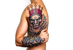circus king tattoo idea