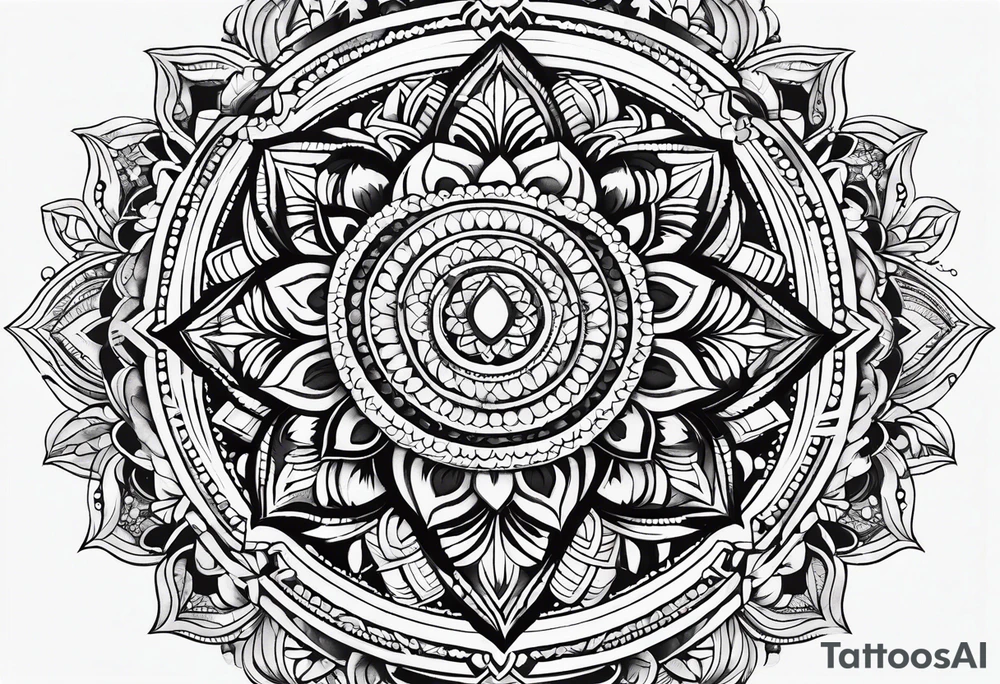 Mandala tattoo idea