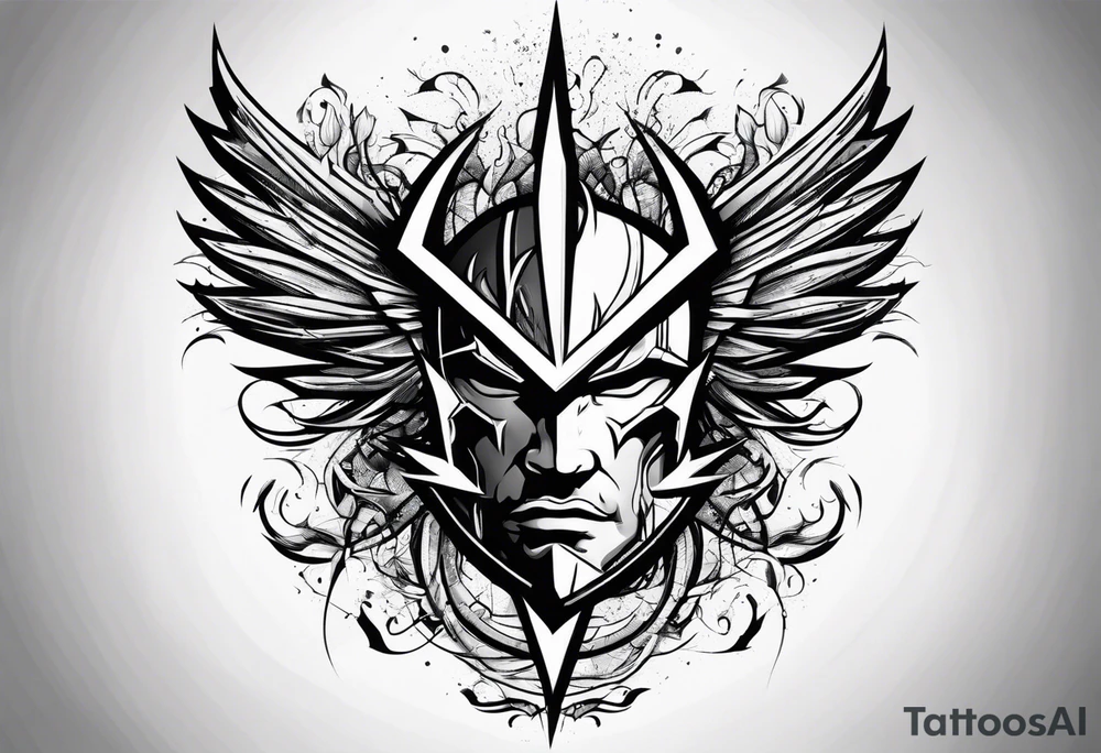 Lightning bolt tattoo idea
