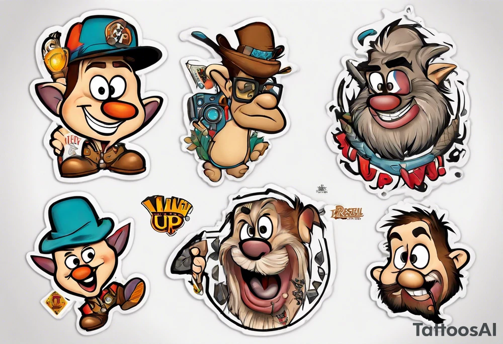 russell up! movie tattoo idea