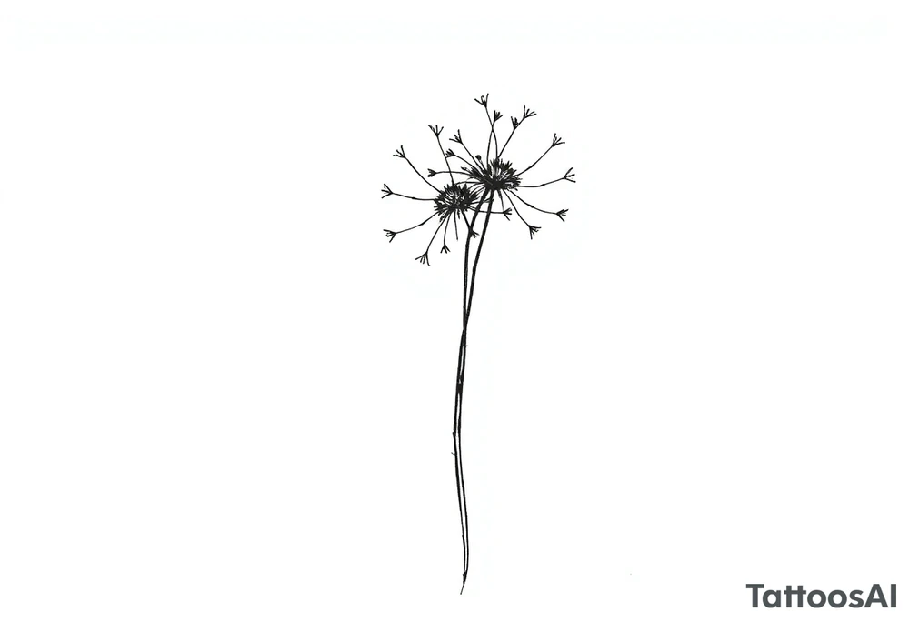 Cirsium vulgare tattoo idea