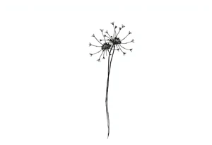 Cirsium vulgare tattoo idea