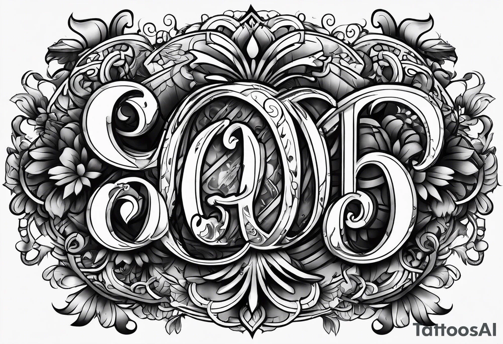 the word "good" tattoo idea