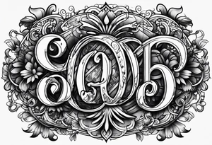 the word "good" tattoo idea