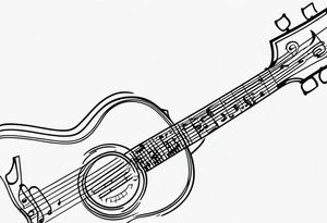 music tattoo idea