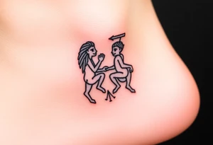 Cool gemini tattoo idea