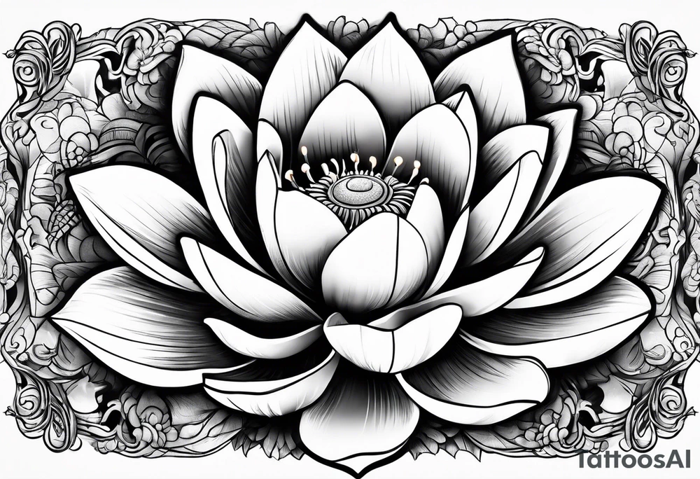 lotus flower AND para siempre tattoo idea