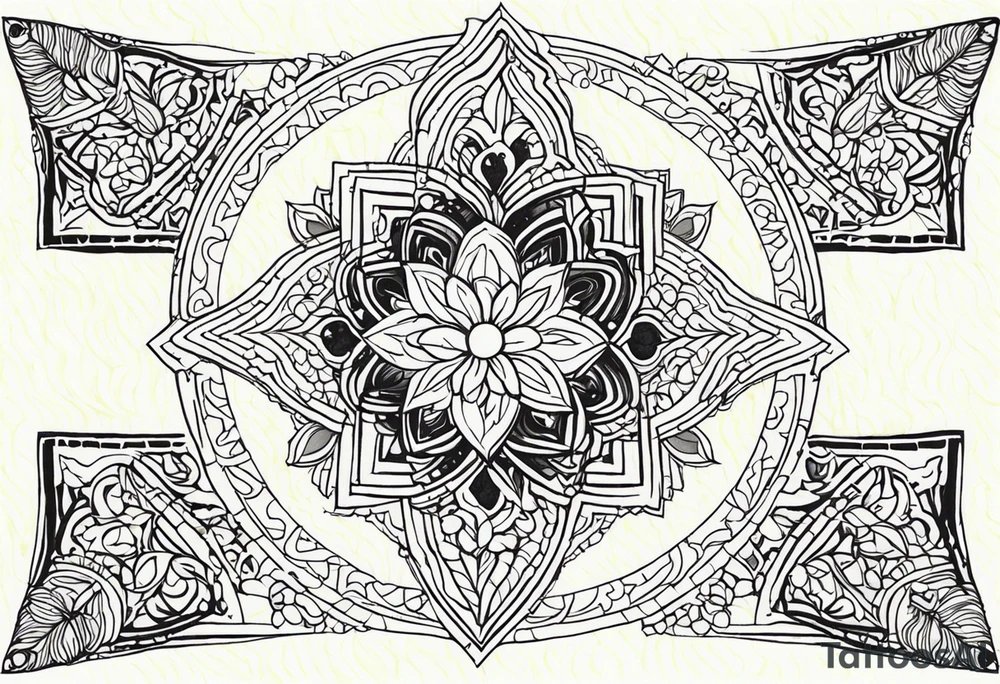 a symbol of firmness of spirit, strength and stability tattoo idea