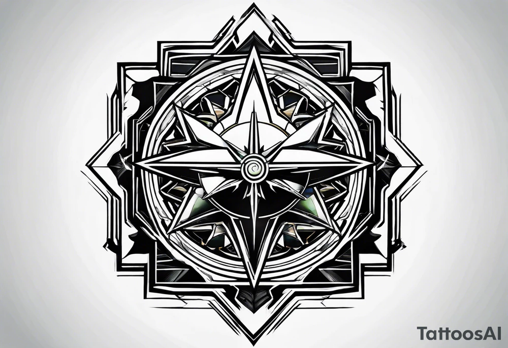 Jedi symbol in a square tattoo idea
