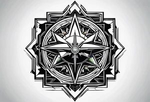 Jedi symbol in a square tattoo idea