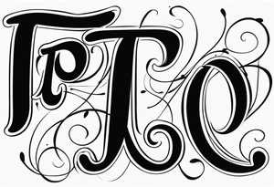 PI tattoo script tattoo idea