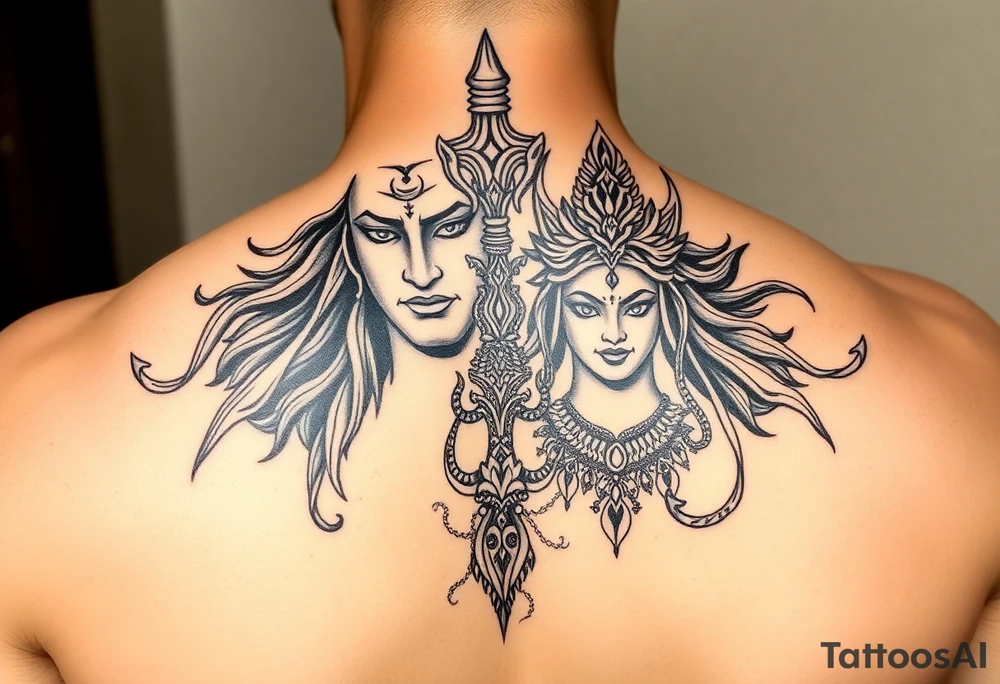 Lord Shiva, Godess Kali, Godess Lilith tattoo idea