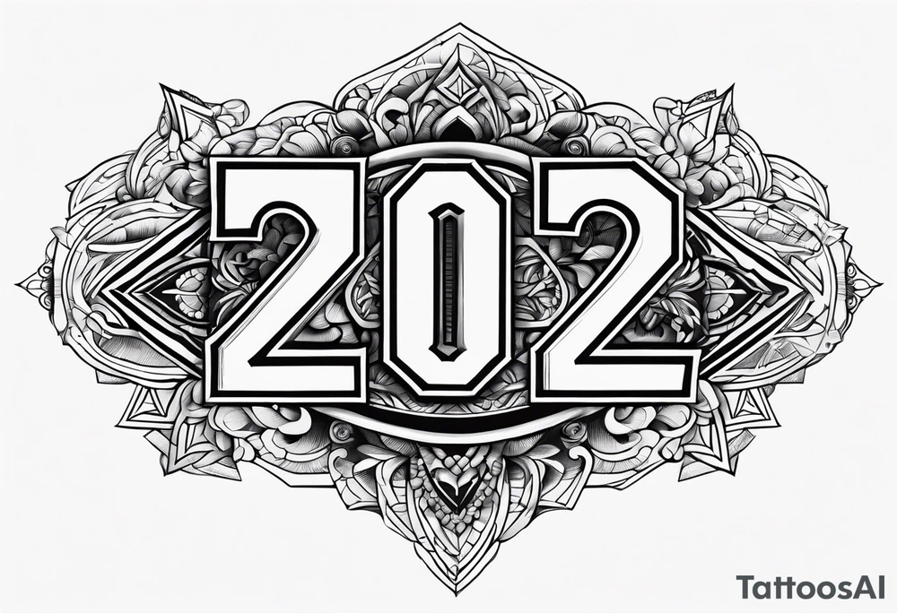 The number twenty two tattoo idea