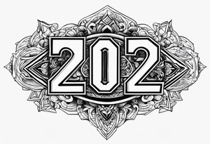 The number twenty two tattoo idea