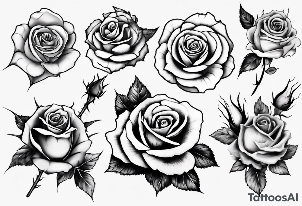 Rose tattoo idea