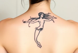Freediving Woman tattoo idea