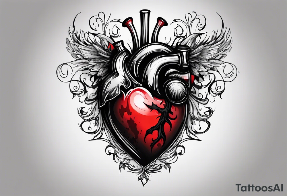 Bloody Heart tattoo idea