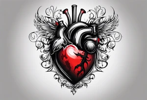 Bloody Heart tattoo idea