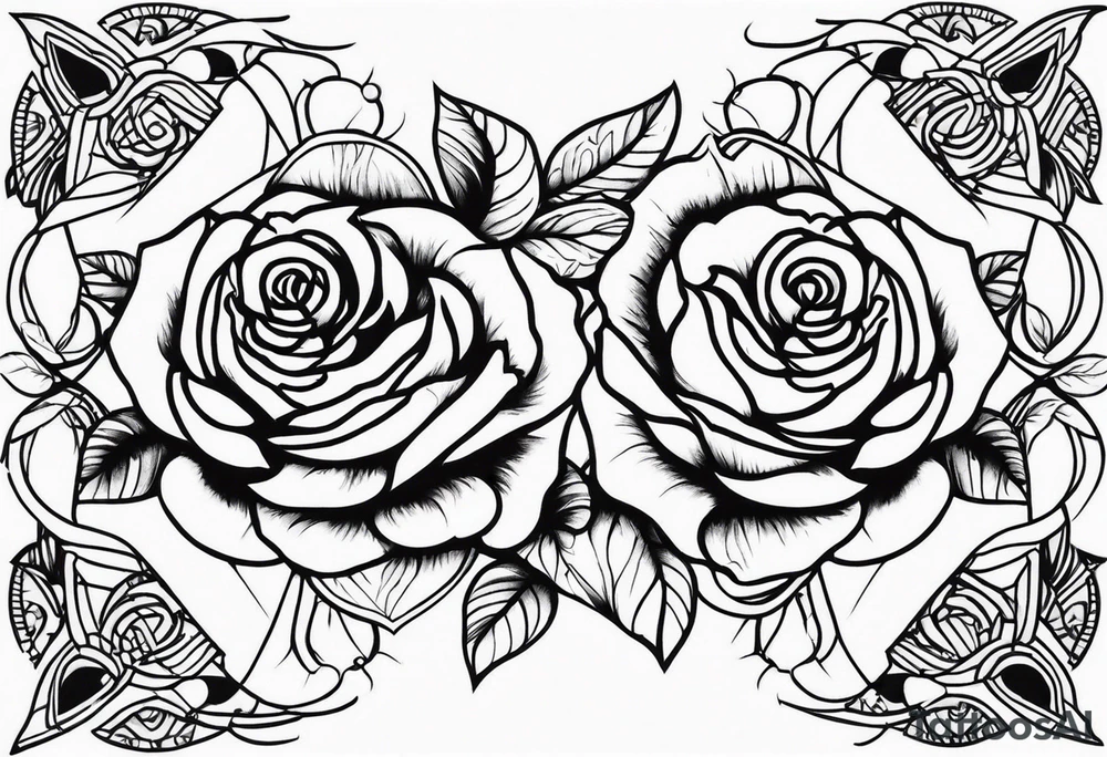 Roses tattoo idea