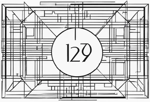 ⅓ fraction with simple design elements around or inside the numbers tattoo idea
