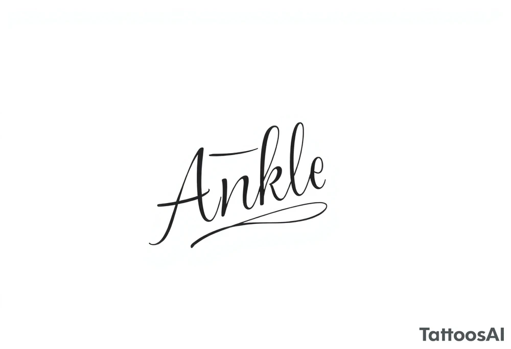 ankle tattoo on the ankle tattoo idea