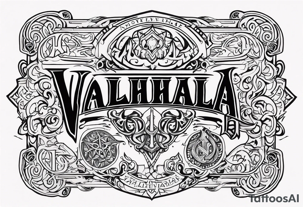 Valhalla tattoo idea