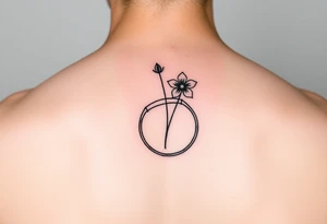 Snare drum with flower tattoo idea