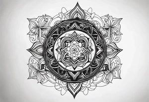 spiritual tattoo idea