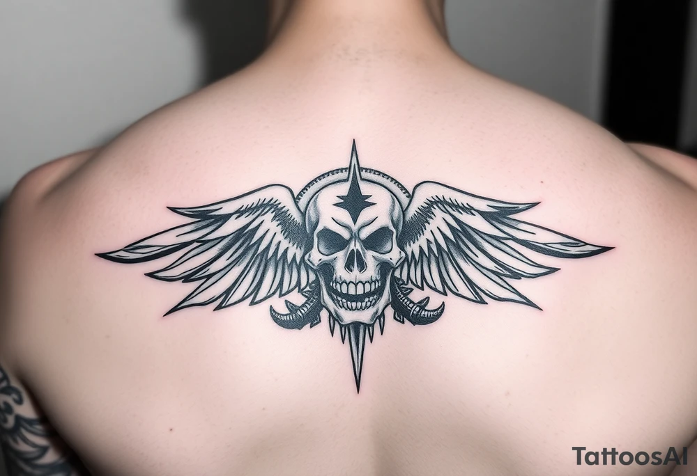 generate tattoos that are exactly similar to racist prison gang ones, no imperfections and PNG format tattoo idea