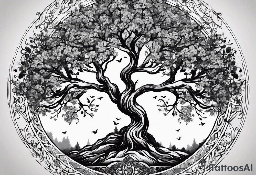 tree of life tattoo idea