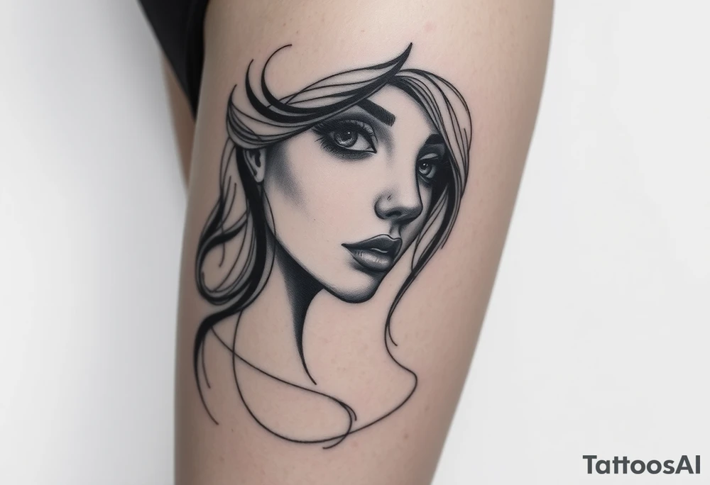Something sexy that represents a woman who has done 15 years in prison has been hurt over and over but is independent bit just wants to be loved tattoo idea