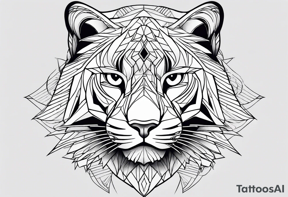 Big cat tattoo idea