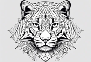 Big cat tattoo idea