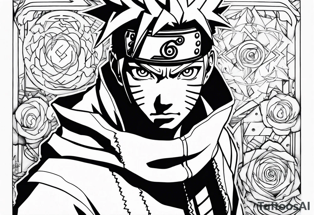 Naruto curse mark release tattoo idea