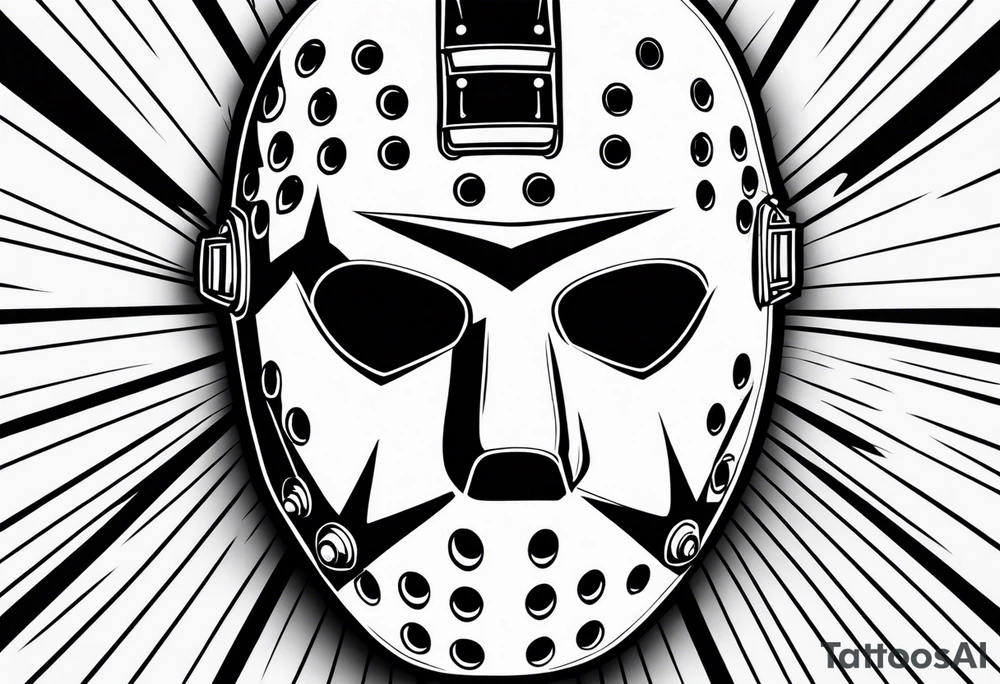 Friday the 13th Jason mask tattoo idea