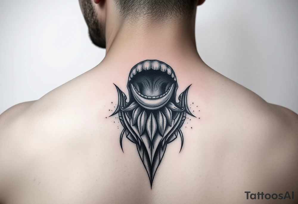 Feminine jaw and throat tattoo tattoo idea