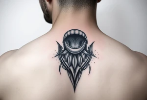 Feminine jaw and throat tattoo tattoo idea